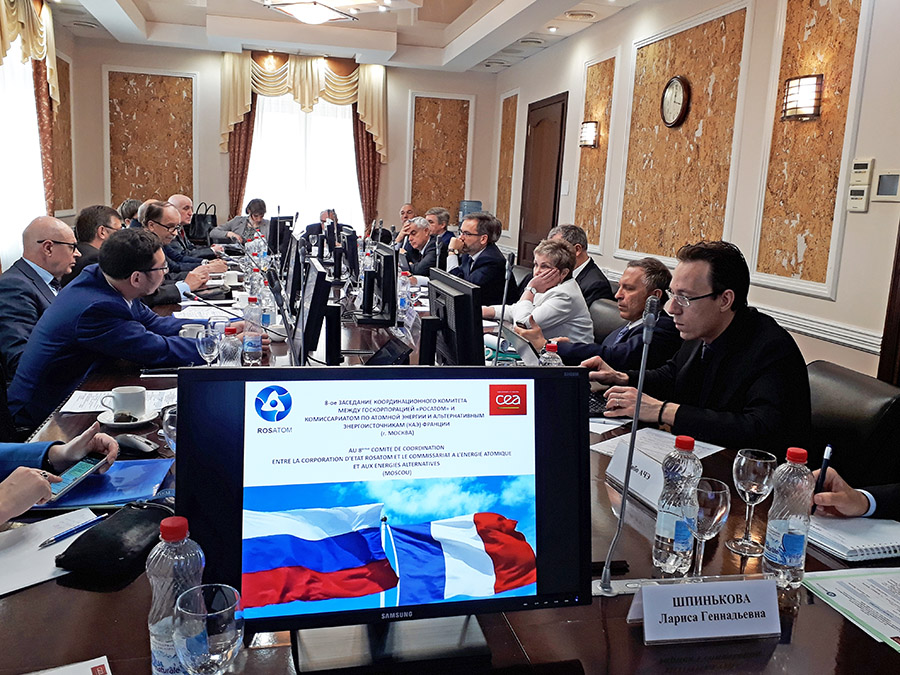 8th Meeting of the Coordination Committee between SC "Rosatom" and CEA